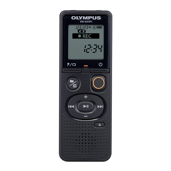 Olympus VN-541PC Bedienungsanleitung