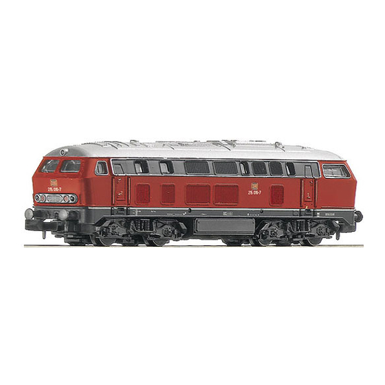 roco 215 Bedienungsanleitung
