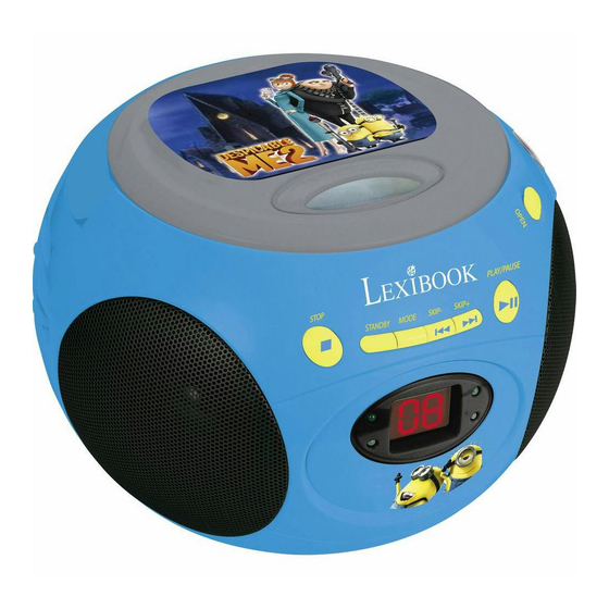 LEXIBOOK RCD102 series Bedienungsanleitung