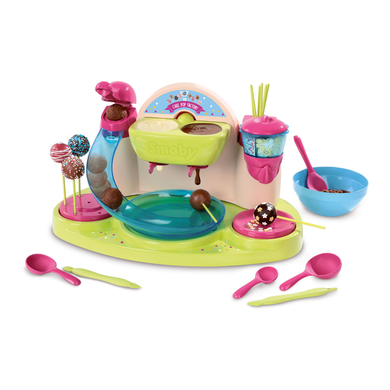 smoby CHEF CAKE POPS FACTORY Bedienungsanleitung