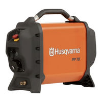Husqvarna PP 70 Montage- Und Bedienungsanweisung