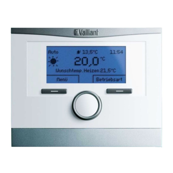 Vaillant VR 91 Betriebs Und Installationsanleitung