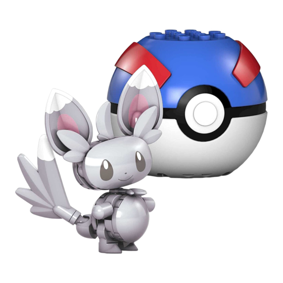 Mega Construx GMD27 Pokemon Minccino Montageanleitung
