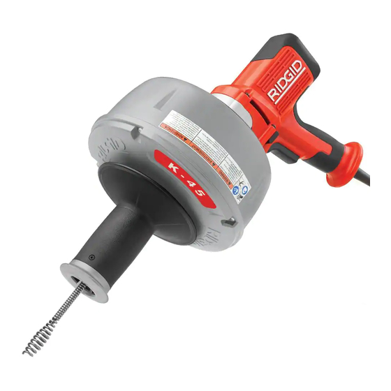 RIDGID K-45 Bedienungsanleitung