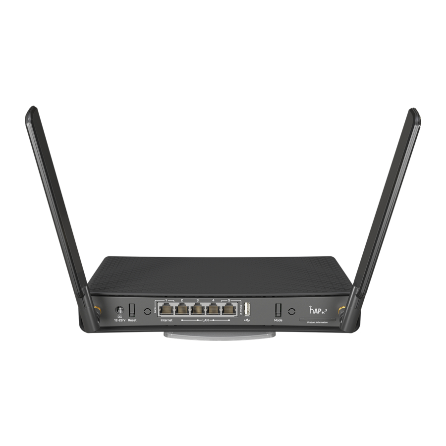MikroTik hAP ac3 Serie Kurzanleitung