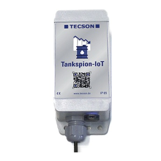 Tecson Tankspion-IoT Inbetriebnahme Und Bedienung