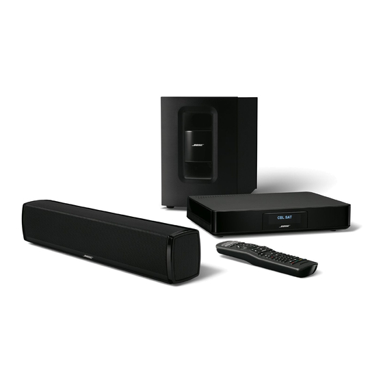 Bose CineMate 120 Kurzanleitung