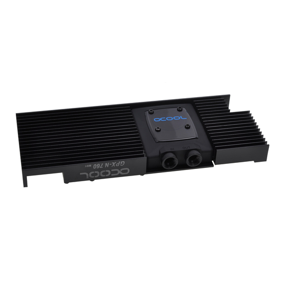 Alphacool NexXxoS GPX-N 760-M01 Anleitung