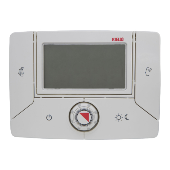 Riello FAMILY Remote Control Installationsanleitung