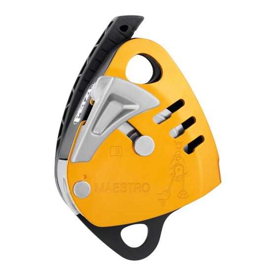 PETZL MAESTRO S Bedienungsanleitung