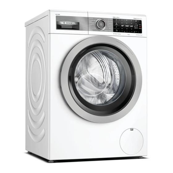 Bosch WAVH8E41CH Gebrauchs- Und Montageanleitung