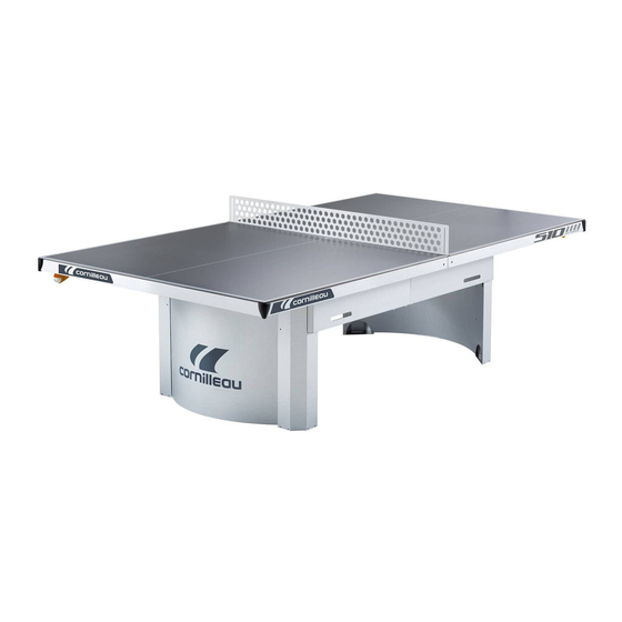 Cornilleau PRO 510 OUTDOOR Benutzung Und Montageanleitung