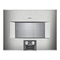 Gaggenau BS455101 Gebrauchs- Und Montageanleitung