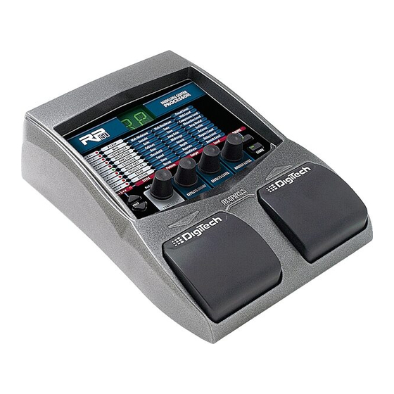 DigiTech RP150 Kurzanleitung