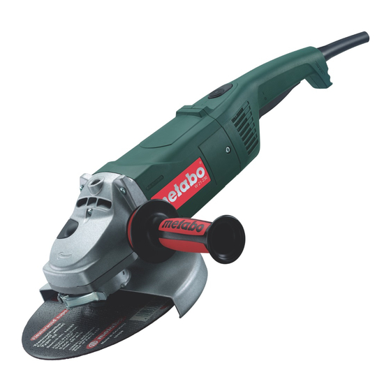 Metabo W 21-180 Handbücher
