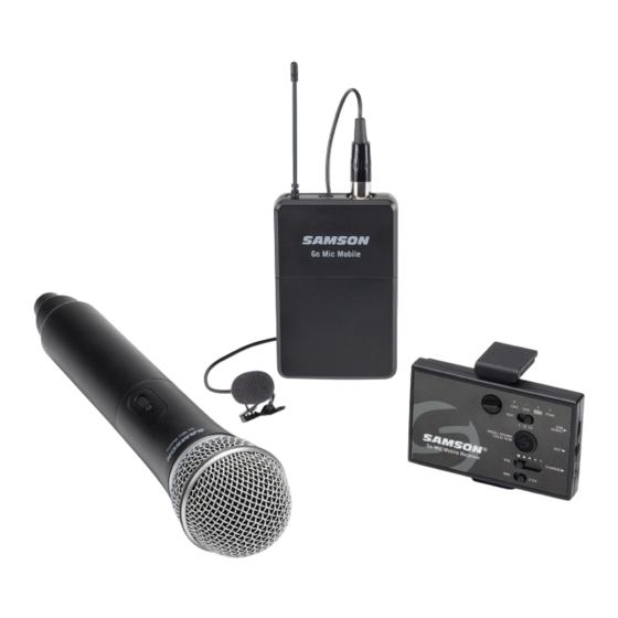 Samson Go Mic Mobile Schnellstartanleitung