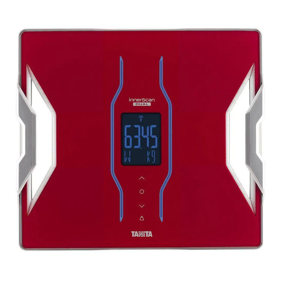 Tanita innerScan Dual RD-953 Kurzanleitung
