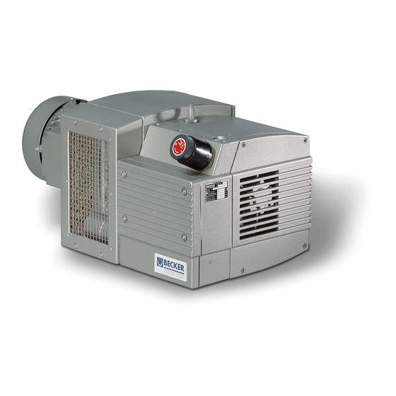 Becker KVT 3.100 Betriebsanleitung