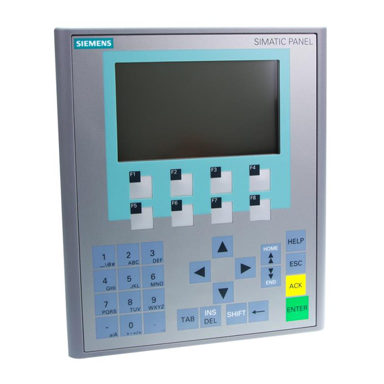 Siemens SIMATIC HMI Kurzanleitung