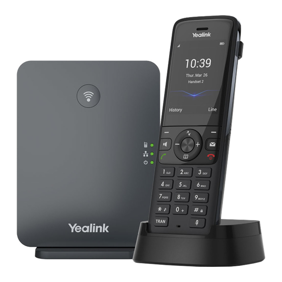 Yealink W78P Schnellstartanleitung