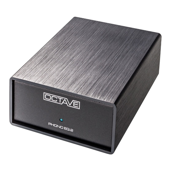 Octave Phono EQ.2 Bedienungsanleitung