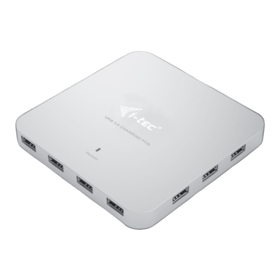 i-tec USB 3.0 Metal Charging HUB Handbücher