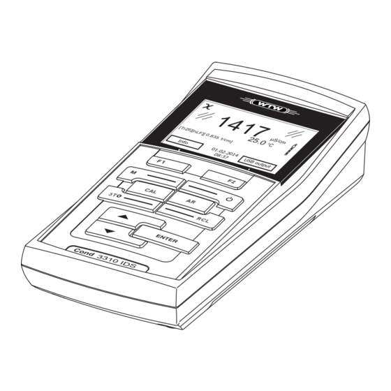 wtw Cond 3310 IDS Bedienungsanleitung