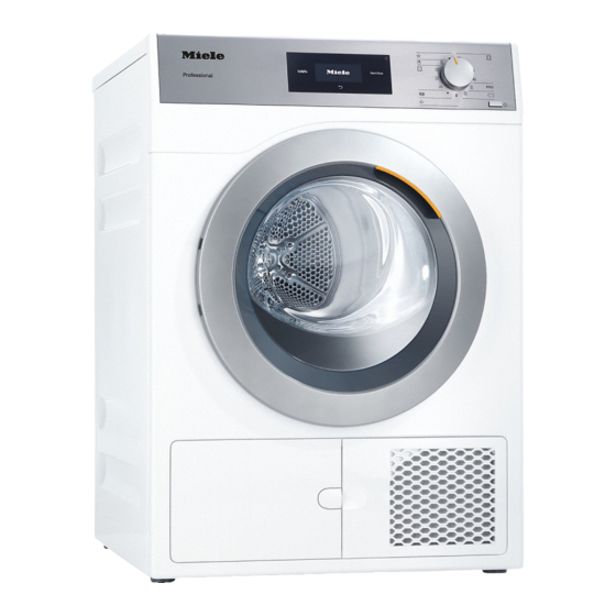Miele PDR 507 EL Gebrauchs- Und Aufstellanweisung