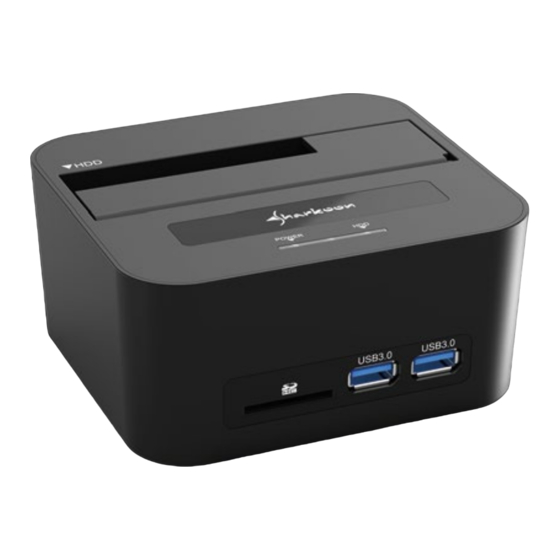 Sharkoon QuickPort XT HC PRO Bedienungsanleitung