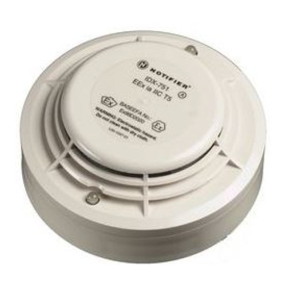 Notifier IDX-751 AE Installations- Und Wartungsanleitung