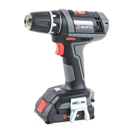 Würth BS 14,4-A EC Compact Originalbetriebsanleitung