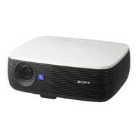 Sony VPL-EX3 Kurzreferenz