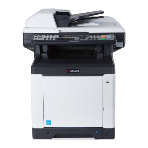 Kyocera FS-C2026MFP Schnellinstallationsanleitung