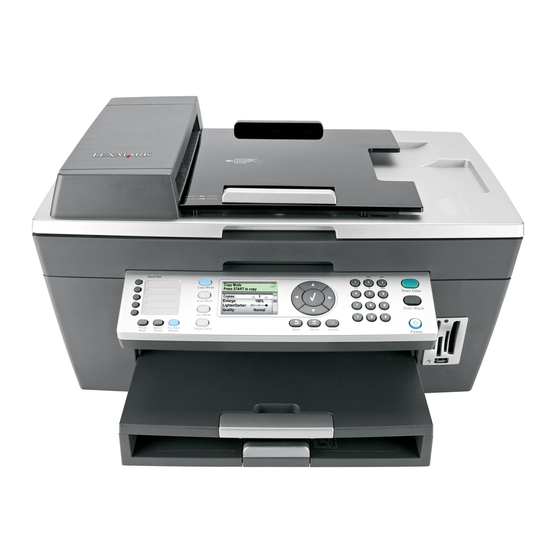 Lexmark 8300 Serie Bedienungsanleitung
