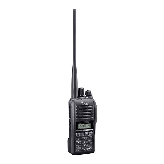 Icom IC-T10 Basis Bedienungsanleitung