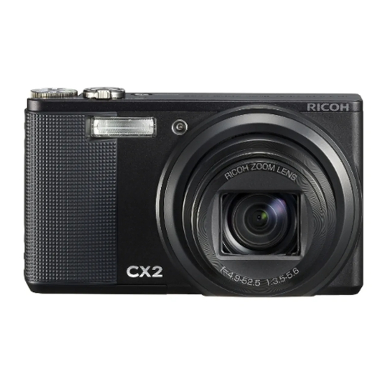 Ricoh CX2 Benutzerhandbuch
