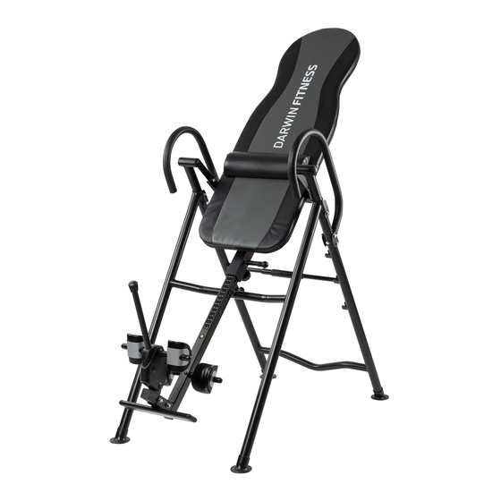 Darwin Fitness INVERSION TABLE Montage- Und Bedienungsanleitung