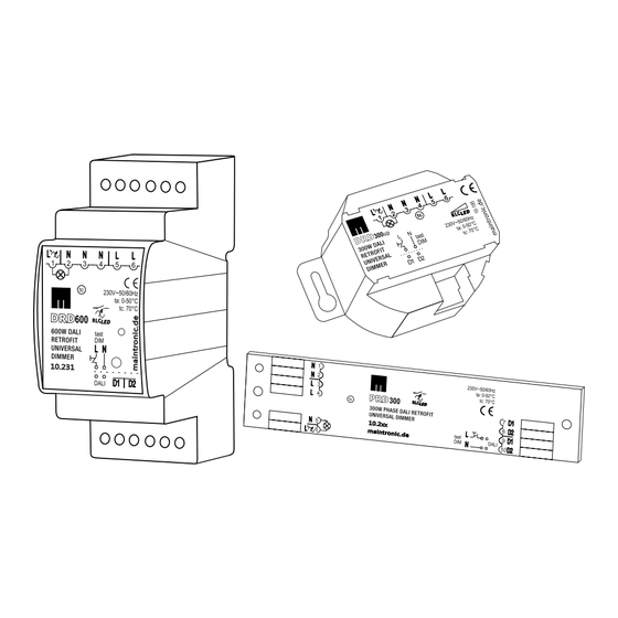 Maintronic DRD600 REG Kurzanleitung