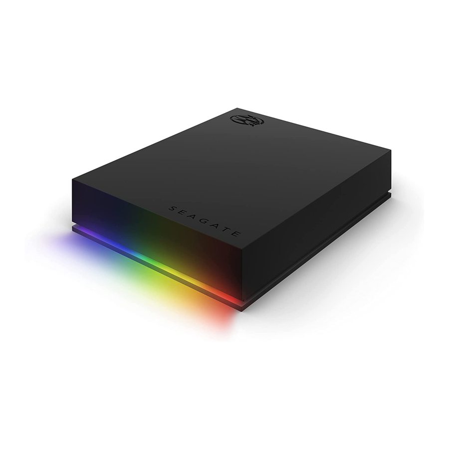Seagate FireCuda Benutzerhandbuch