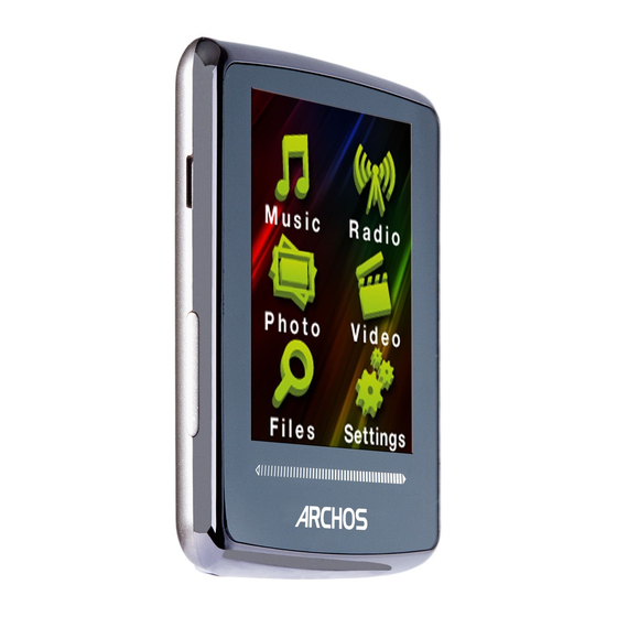 Archos 20d Vision Handbuch