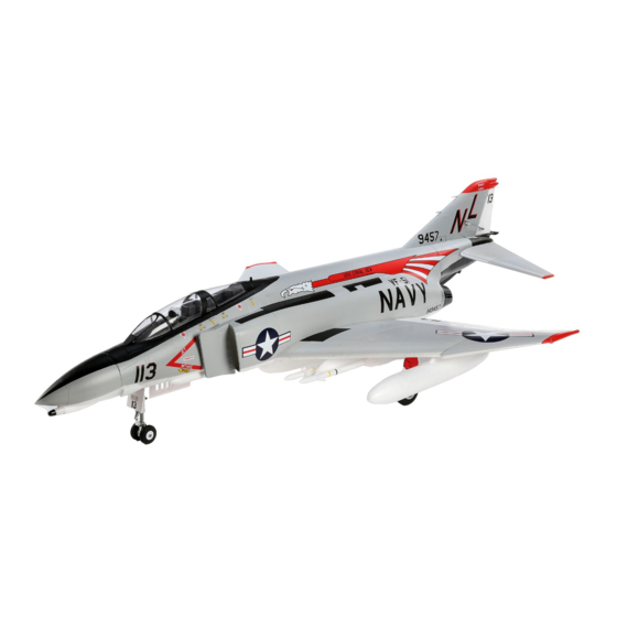 Horizon Hobby E-flite F-4 Phantom II 80mm EDF Handbücher