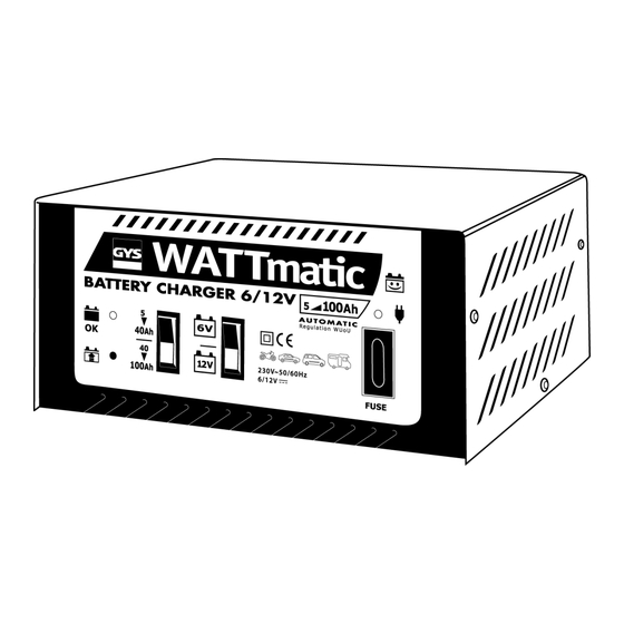 GYS WATTMATIC 100 Gebrauchsanweisung
