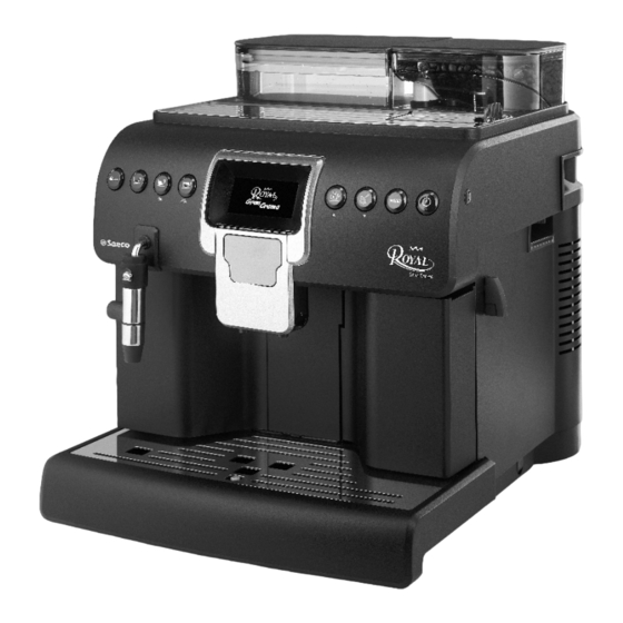 Saeco Royal Type HD8920 Bedienungsanleitung