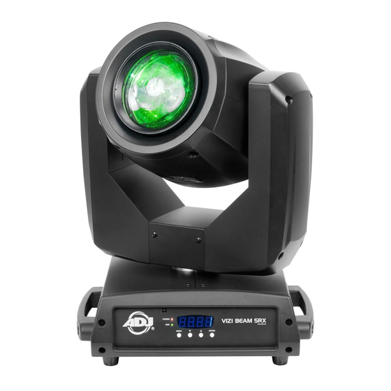 ADJ VIZI BEAM 5RX Bedienungsanleitung