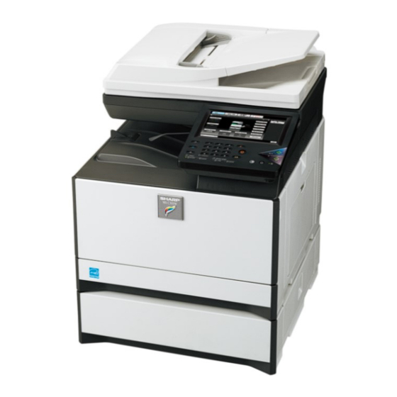 Sharp MX-C250F Kurzanleitung