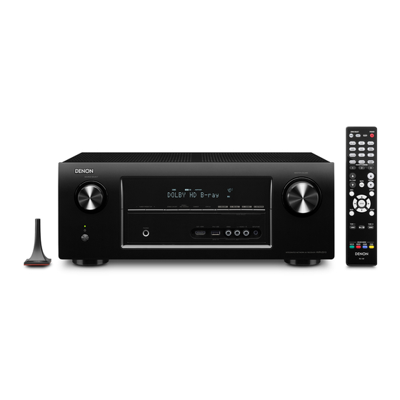 Denon AVR-2313 Startanleitung