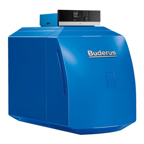 Buderus GB125 Installations- Und Wartungsanleitung