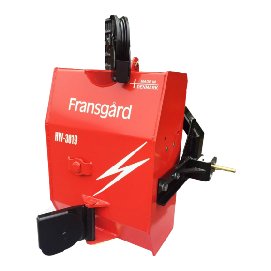 Fransgard HW-3019 Bedienungsanleitung