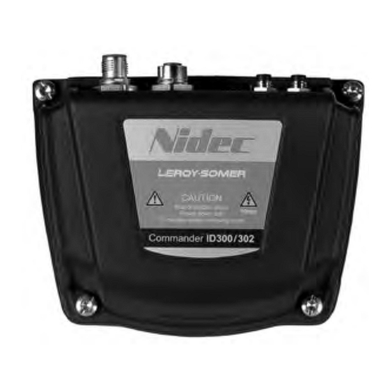 Nidec ID-SIZE1-PROFIBUS Installation Und Anschluss