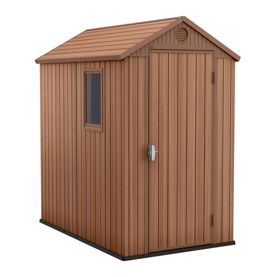 Keter DARWIN 4x6 Gebrauchsanleitung